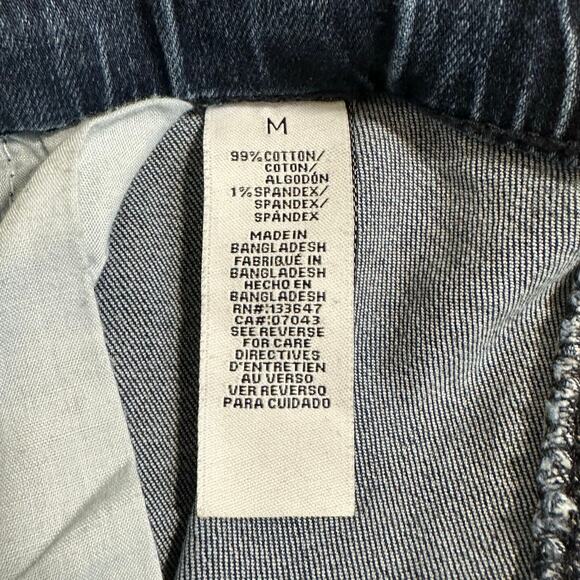 Celebrity Pink Denim Jogger Jeans Zip Pockets Drawstring Sz M - Picture 6 of 10